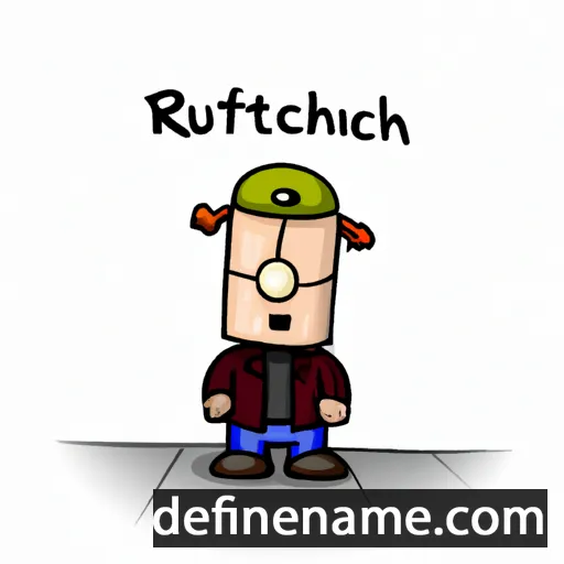 cartoon of the name Rubrecht