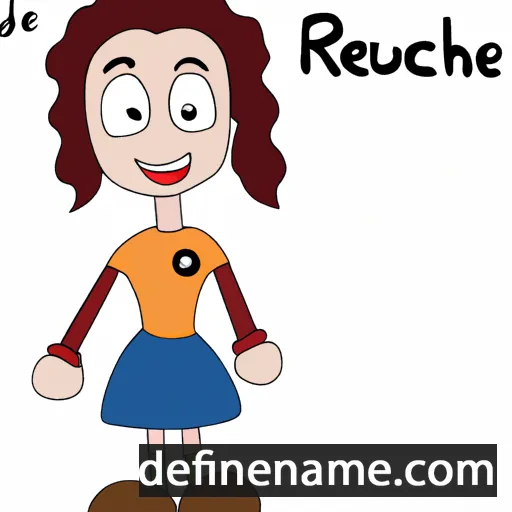 cartoon of the name Ruchel