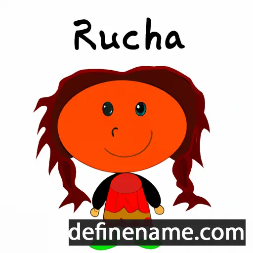 Ruchia cartoon