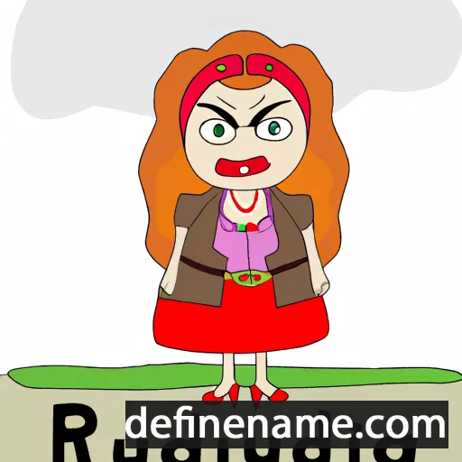 cartoon of the name Rucsandra