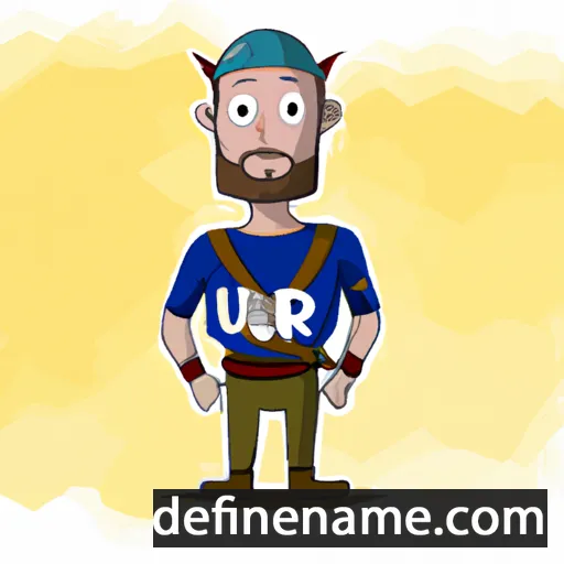 cartoon of the name Ruđer