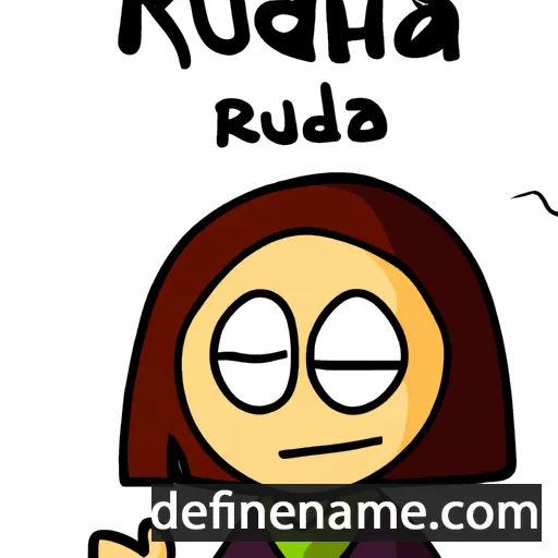 Rudah cartoon