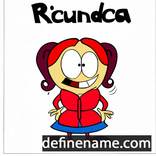 Rudecinda cartoon