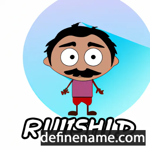 cartoon of the name Rudhanshu