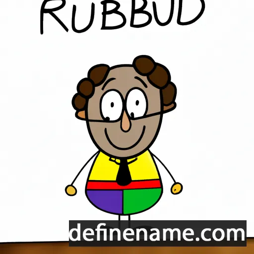 cartoon of the name Rudibert