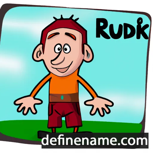 Rudik cartoon