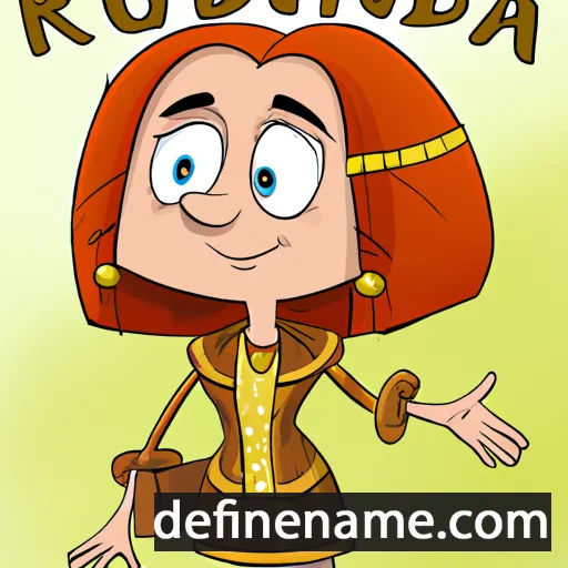 Rudina cartoon