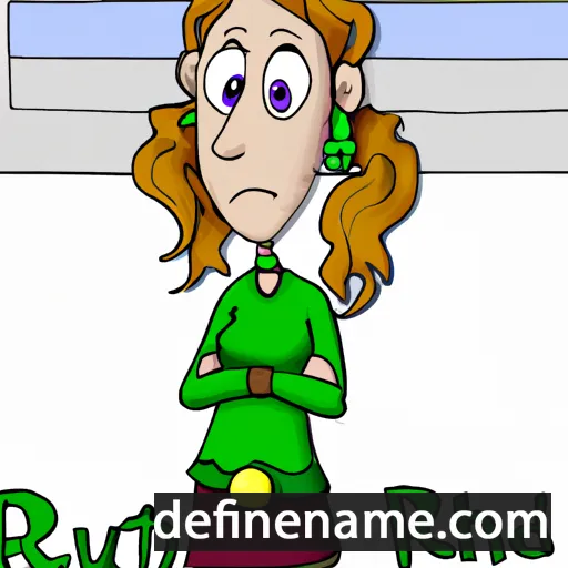 cartoon of the name Rudith