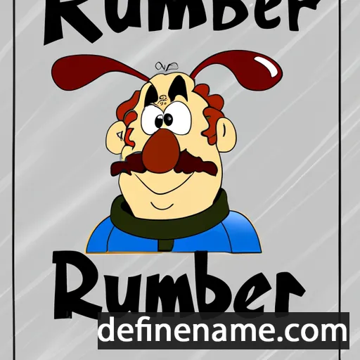 cartoon of the name Rudmer