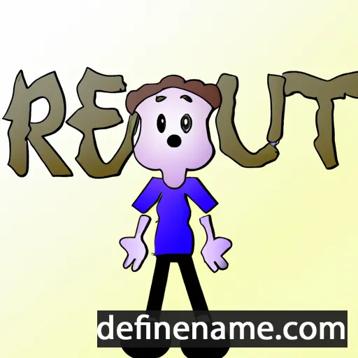 cartoon of the name Ruet