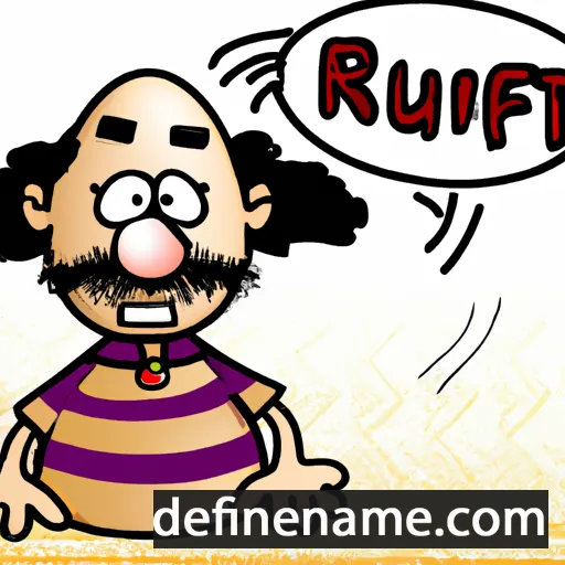 cartoon of the name Rufat