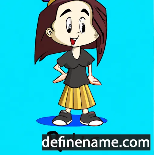 cartoon of the name Ruhee