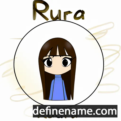 cartoon of the name Ruira