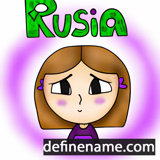 Ruisa cartoon