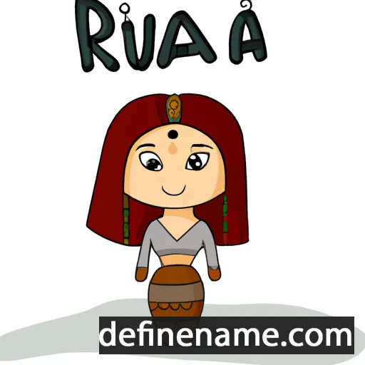 Ruja cartoon