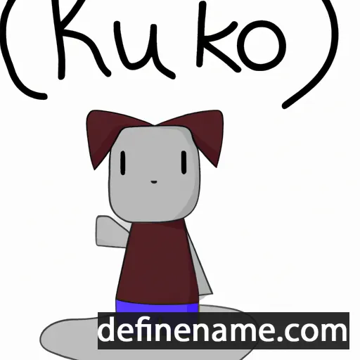 cartoon of the name Ruko