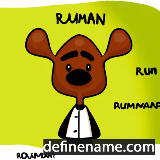 Rumaun cartoon