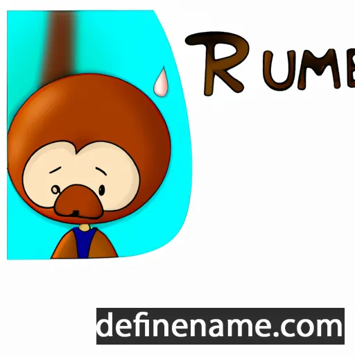 cartoon of the name Rumie