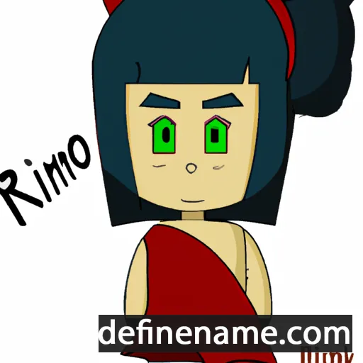 cartoon of the name Rumiko