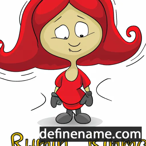 cartoon of the name Rumina