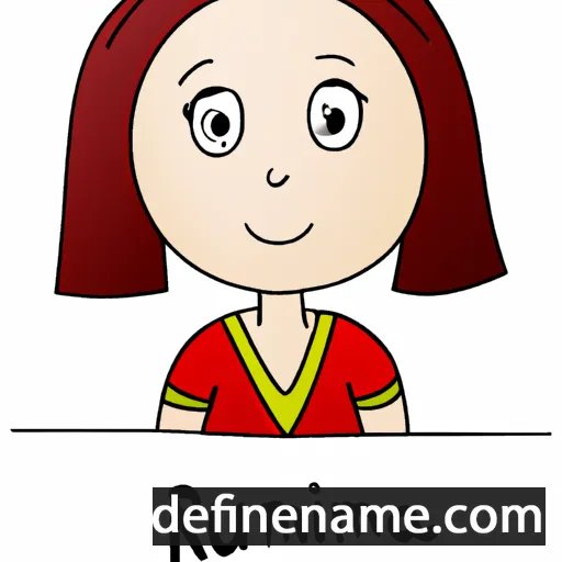 cartoon of the name Rumina