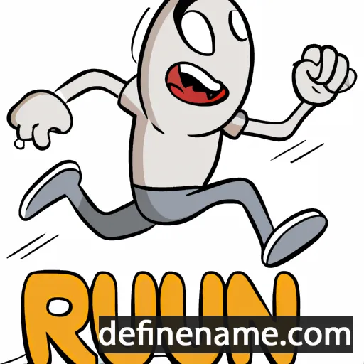 Run cartoon