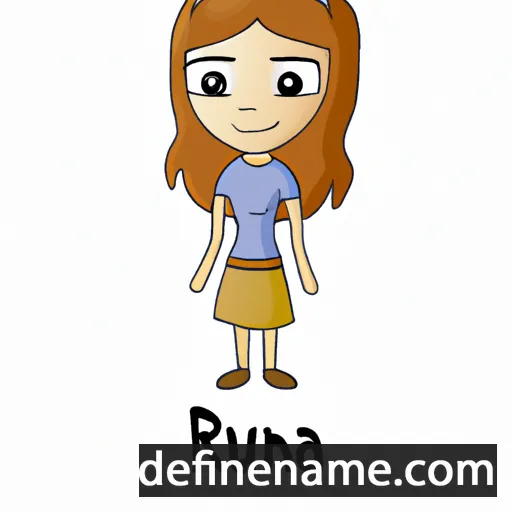 cartoon of the name Runa