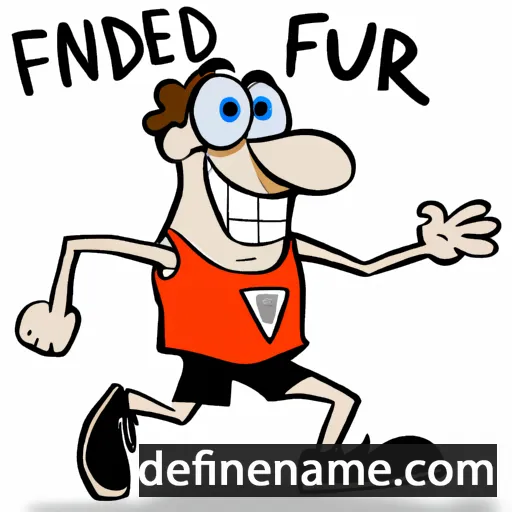 cartoon of the name Runfried