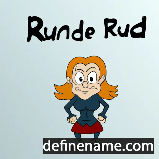 Runhilde cartoon