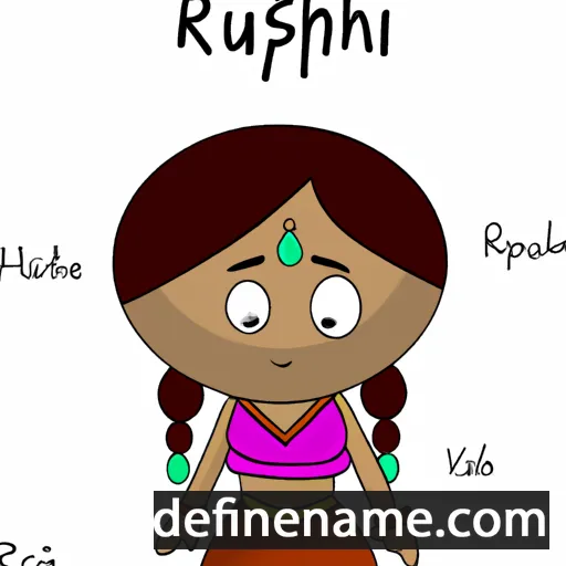 cartoon of the name Rupashi