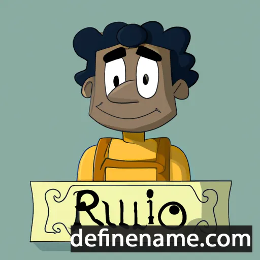 cartoon of the name Rupilio