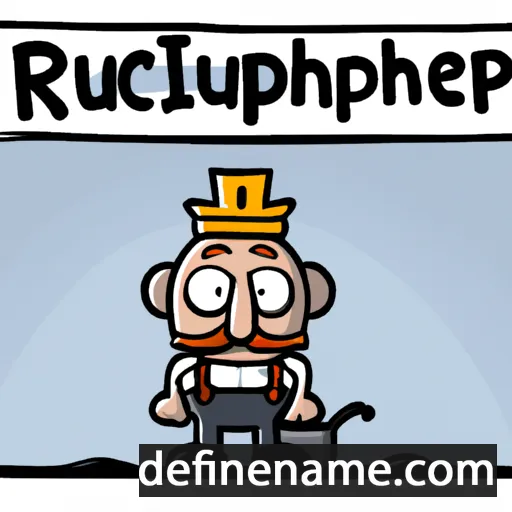 cartoon of the name Rupprecht