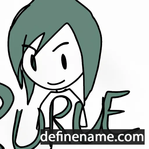 cartoon of the name Rurie