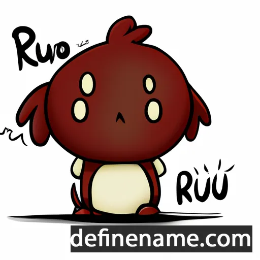 cartoon of the name Ruru