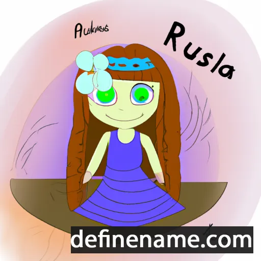 cartoon of the name Rusalka