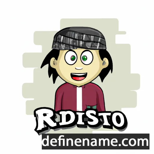 cartoon of the name Rusdianto