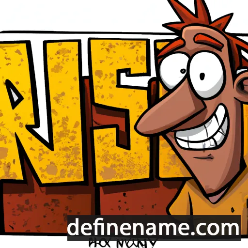 cartoon of the name Rusty