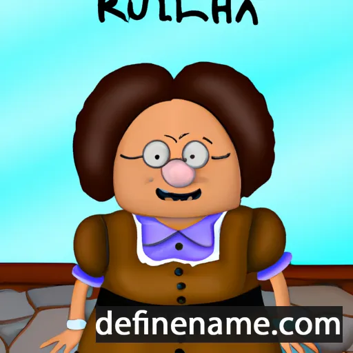 Ruthilda cartoon