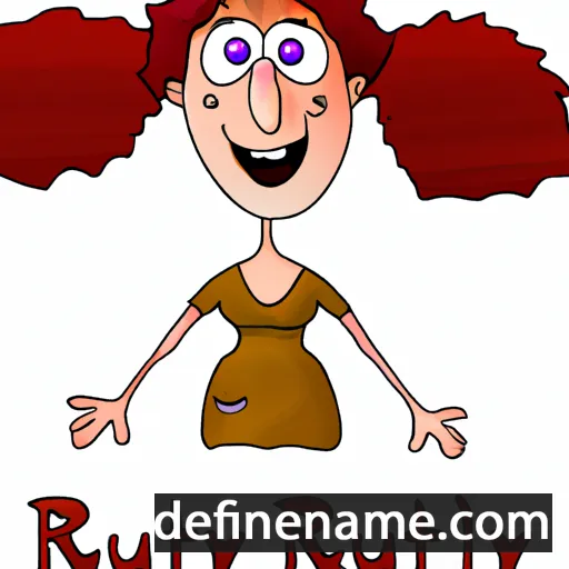 cartoon of the name Ruthy