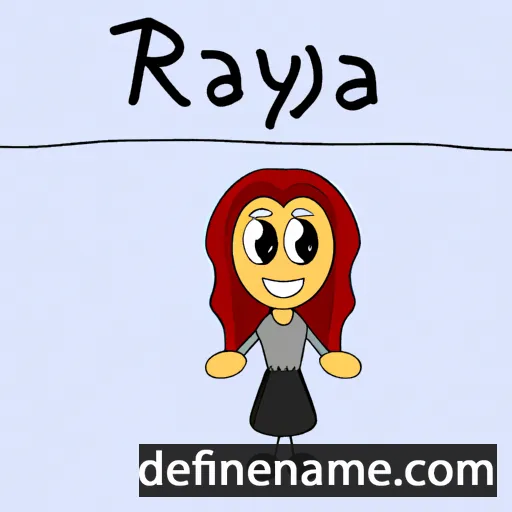 cartoon of the name Ruvayda