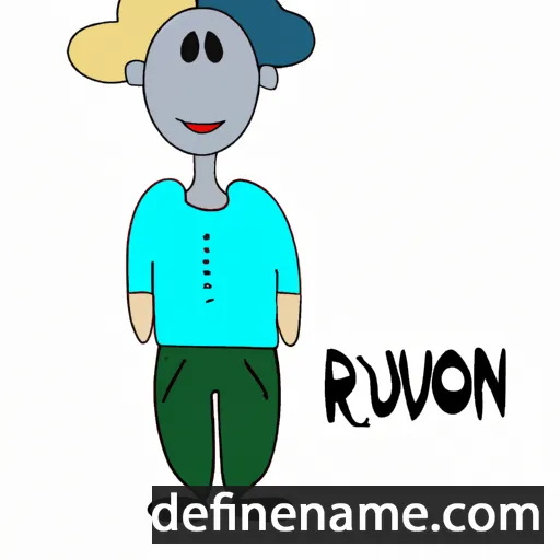 cartoon of the name Ruvonen