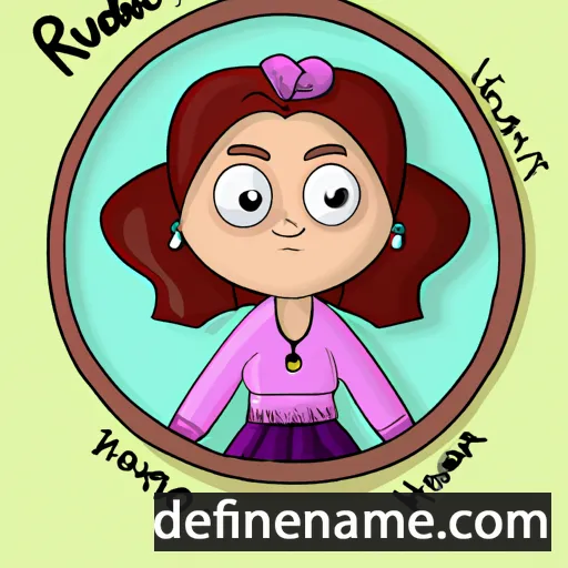 cartoon of the name Ruxanda