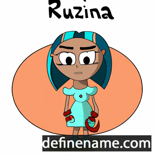 Ruzina cartoon