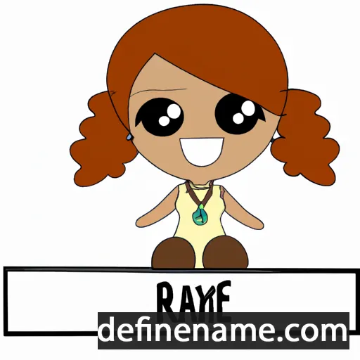 cartoon of the name Ryane