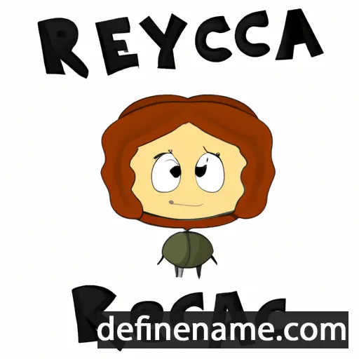 cartoon of the name Rybecca