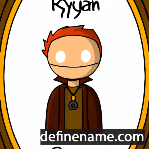 cartoon of the name Ryckwyn