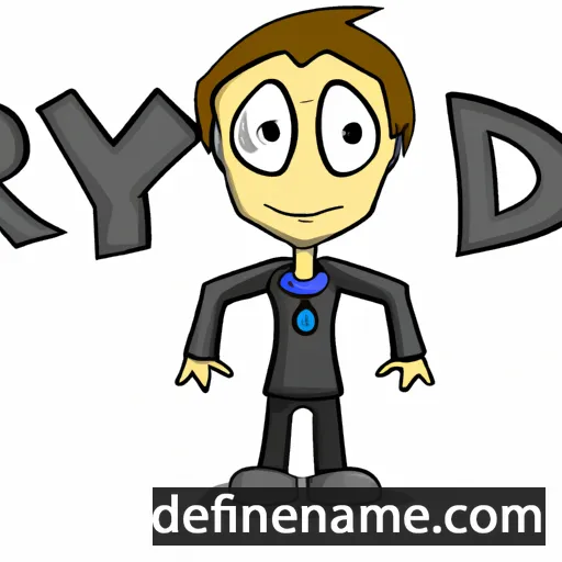 cartoon of the name Ryd