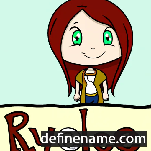 cartoon of the name Rylea