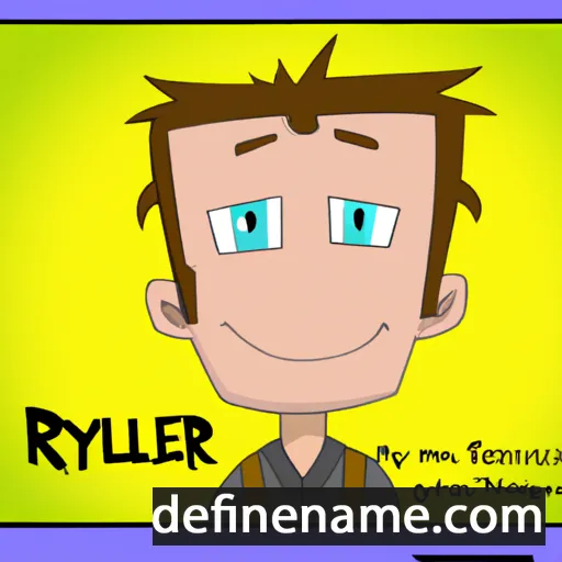 cartoon of the name Ryler