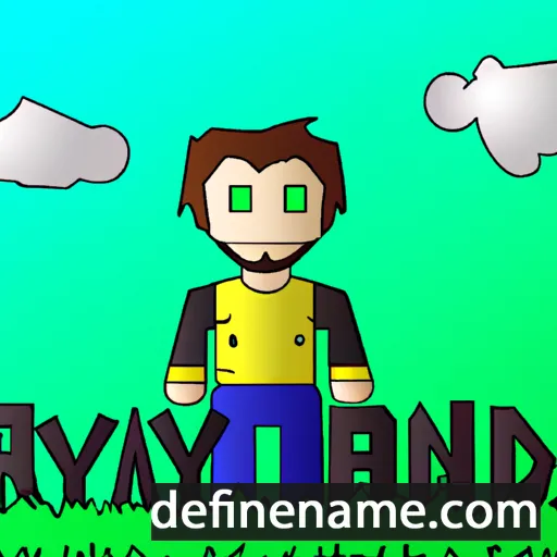 cartoon of the name Rynard